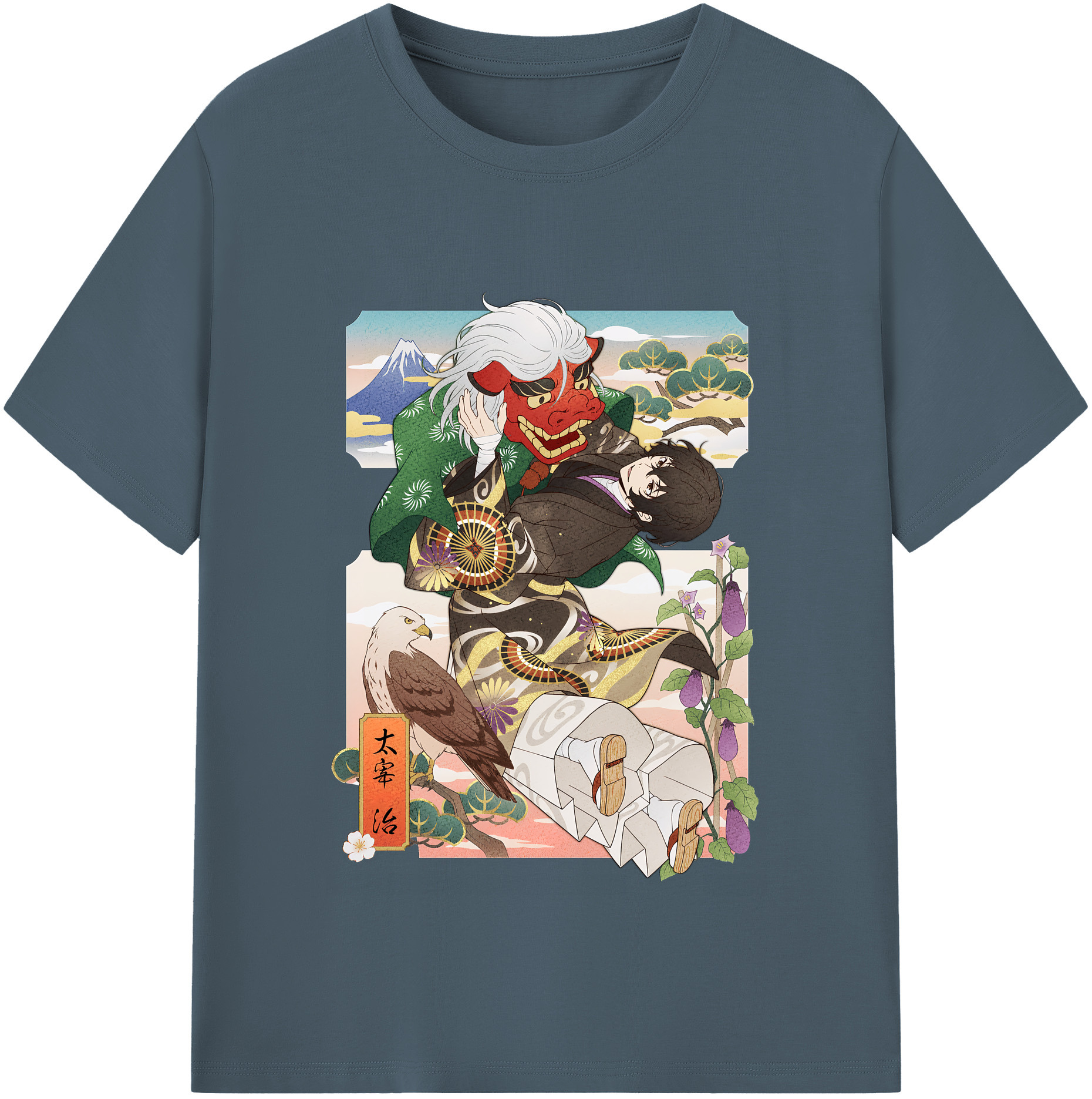 （画像用） 文豪ストレイドッグス Bungo Stray Dogs 綿100％半袖Tシャツ（フロントプリント）
